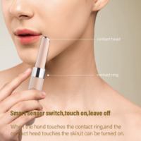 Outil de beauté rechargeable USB, stylo massant électrique chaud/froid pour les yeux et les lèvres, réduction des rides, pour usage hôtelier