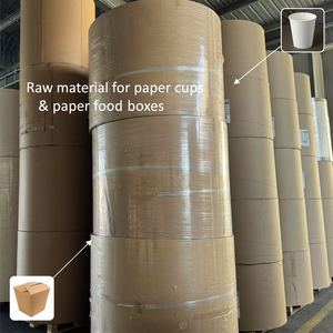 Rouleau de papier kraft haute densité pour la fabrication d'<span class=keywords><strong>assiettes</strong></span> <span class=keywords><strong>en</strong></span> papier sans revêtement PE, rouleau jumbo pour <span class=keywords><strong>assiettes</strong></span> <span class=keywords><strong>en</strong></span> papier de 170 g/m² à 330 g/m² - Product Image 1