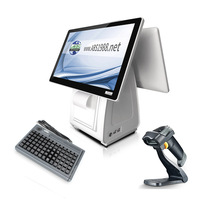 Système de point de vente tactile tout-en-un ultra-fin personnalisable en promotion ABS6000 Intel J1900 Bluetooth 5.2
