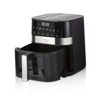 Friteuse à air numérique multifonctionnelle 5L standard UE, facile à utiliser, avec affichage numérique et circulation d'air à 360°, à commande tactile