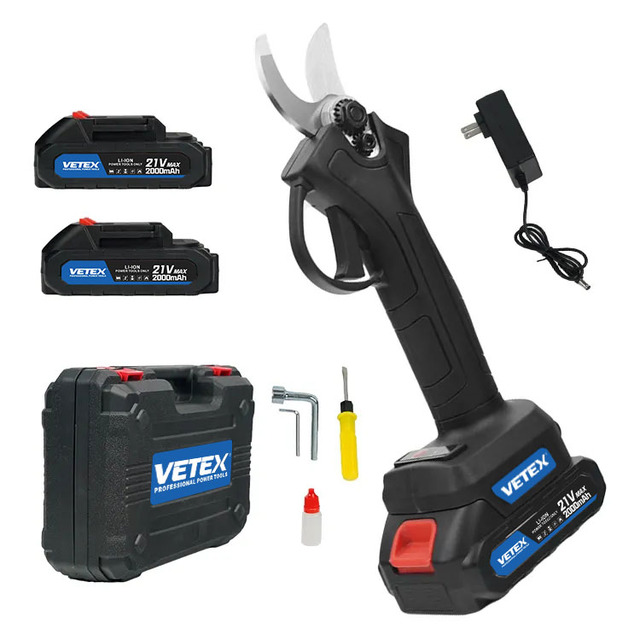Online Shop Supplier 21V 2000mAh Li-ion Powered Electric Garden Pruners Cordless Pruning Shears SK5 Brushless Motor 25mm Cutting