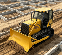 Bulldozer sur chenilles compact haute performance SD10 de 10 tonnes, machine hydraulique pour le déplacement de terre et le nivellement de chantier