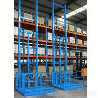 Monte-charge mural personnalisé à rail de guidage pour marchandises, stable, pour le chargement de marchandises en intérieur, extérieur, maison, usine, chantier