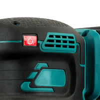21V Cordless Random Orbital Sander Lithium Battery Rechargeable Square Woodworking Grinding Sander