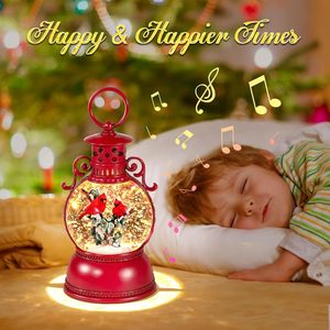 Cardinal Christmas Water <b>Globes</b> with 8 Songs 6H Timer USB Powered Glitter <b>Snow</b> <b>Globe</b> <b>Music</b> Holiday Supplies - Product Image 5