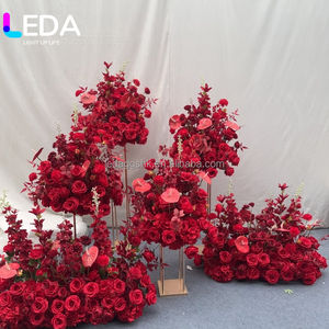 Decoraciones de Boda LEDA, Arreglo Floral, Flores Colgantes, Flores Artificiales Azules para Boda - Product Image 2