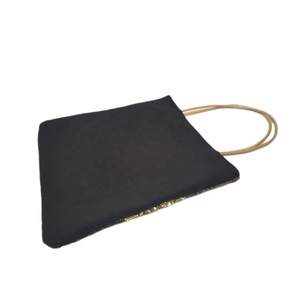 Bolso Tote <span class=keywords><strong>de</strong></span> Lujo en Terciopelo con Bordado <span class=keywords><strong>de</strong></span> Lentejuelas, Asa Dorada, Diseño Patchwork, Regalo para Ramadán en el Medio Oriente, Personalizable con Logotipo, Ideal para Fiestas y Bodas - Product Image 6