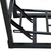 Banc pliant portable d'extérieur moderne en fer, durable et écologique, pour camping et terrasse, vente en gros à prix abordable