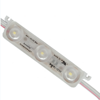 Nouveau design DC12v 1.2W 3 LEDS, module d'affichage à injection ultrasonique monocouleur, étanche IP67, extérieur, SMD 2835 5730 modules LED