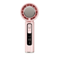 Nouveau ventilateur turbo sans pales, portable, rechargeable, manuel, avec affichage personnalisé, batterie USB, 100 vitesses