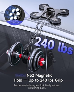 Kit de montage magnétique pour toit de voiture Starlink Mini, support en alliage d'aluminium robuste de 240 lb avec base magnétique pour bus, camping-car, camion, bateau - Product Image 2