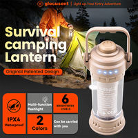 Linterna para tienda de campaña con gancho, luz portátil para ambiente de campamento, luz múltiple para camping