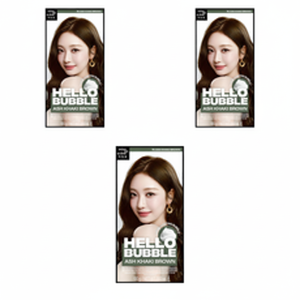 Tinte para el Cabello Hello Bubble de Mise-en-scene, Color Marrón Ceniza Caqui, 3 Unidades - Producto con Descuento - Product Image 1