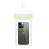 Pochette étanche pour téléphone de style outdoor, certifiée IPX-8, en PVC, capacité 9 pouces, pour la natation, le surf, la navigation de plaisance, compatible avec la plupart des téléphones mobiles