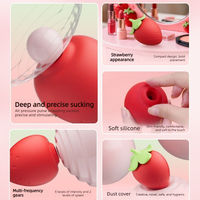 Vibrateur à succion clitoridienne mignon en forme de lèvres, rechargeable et portable, jouet pour adultes pour femmes, vente en gros