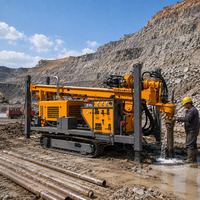 Foreuse minière à circulation inversée de 200m, 350m, 500m pour l'échantillonnage et l'exploration de roches en poudre dans les mines métalliques