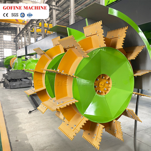 Máquina volteadora de compost de gran diámetro para sistema de compostaje de lodos en tanques profundos - Product Image 2
