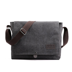 Hot Selling Canvas Crossbody Messenger Bag Briefcase <b>Backpack</b> Vintage for Summer Outdoor Sport Travel Fashionable Design - Product Image 4