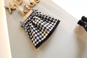 Ensemble veste et jupe à carreaux pour enfants, style élégant, printemps-automne 2022 - Product Image 4