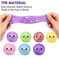 Boîte mystère de squishies en forme de boulette, qualité alimentaire, emballage de présentation prêt à l'emploi, squishies mystères, ornement anti-stress de bureau