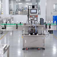 Glazen flesafsluitmachine, schroefdop sluitmachine voor voedsel, dranken, cosmetica, dagelijkse chemicaliën, vloeistofverpakkingsproductie
