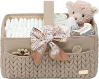 Panier de rangement imperméable pour couches de bébé, panier de voyage pour les essentiels du nouveau-né, panier pour couches et lingettes pour bébé
