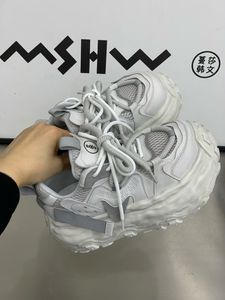 <span class=keywords><strong>รองเท้า</strong></span>ผ้าใบ Magma Sole Bread Shoes แบบหนา ลายคลื่น แต่งปีก  ทรงแพลตฟอร์ม สไตล์ Y2K สำหรับผู้หญิง พร้อมส่งแบบดรอปชิปปิ้ง <span class=keywords><strong>รองเท้า</strong></span>ทรง Dad Shoes - Product Image 2