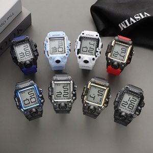 Montre de sport numérique multifonction intelligente pour homme, LED lumineuse, étanche, cadeau pour enfants et garçons, montre-bracelet avec alarme et <span class=keywords><strong>chronomètre</strong></span> - Product Image 1