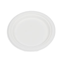 Usine En Gros Biodégradable Canne À Sucre Bagasse Papier Plat Micro-ondes Assiette De Service pour Camping