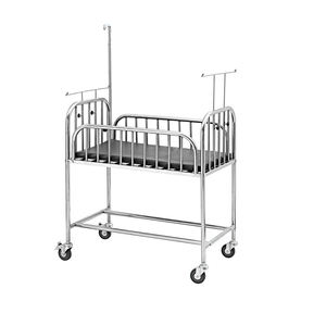 Lettino per neonati appena nato sicuro in acciaio inossidabile per ospedale economico usato per ospedale - Product Image 1