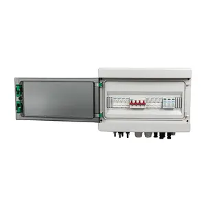 Caixa combinadora de matriz fotovoltaica, caixa combinadora de 4 cordas, protetor solar fotovoltaico, 4 entradas, 1 saída, 1000V, IP65, com SPD e fusível