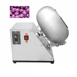 Intelligent 2-3kg/h Chocolate <strong>Spray</strong> Coating <strong>Machine</strong> Almond Dates Sugar Polishing Coater Equipment Pot of Nut