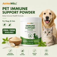 Complément alimentaire Astrawell pour chiens et chats, soin immunitaire avec colostrum, bêta-glucane, zinc, vitamine C, formule de défense quotidienne