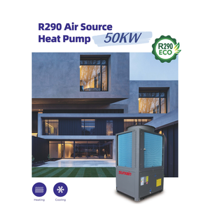 <span class=keywords><strong>Pompe</strong></span> <span class=keywords><strong>à</strong></span> <span class=keywords><strong>chaleur</strong></span> air-eau <span class=keywords><strong>à</strong></span> haute température R290, <span class=keywords><strong>EURO</strong></span> BAFA ERP CE CERT, onduleur, chauffage et refroidissement, 50 kW, pour projet commercial - Product Image 2
