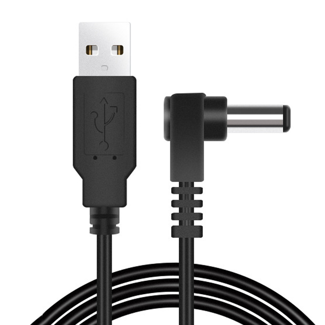 USB to DC 5V Barrel Jack Power Cable DC Size 5.5 X 2.1 mm for Fan Led Light Wireless Router Speakers and More Device