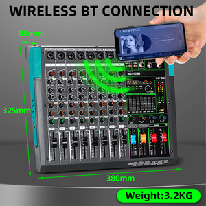 OEM MG8 USB bağlantısı dahili 256 yankı etkisi 8 kanal dijital Powered ses mikseri konsol - Product Image 4