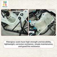 Châssis de cadre de kart Vortkart Racing Go Compatible avec le moteur 125cc pour châssis de karting de course de compétition pour adulte junior