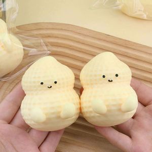 TPR Slow-Rise Realistic Peanut Squishy Fidget <b>Toy</b> - Lifelike Design for <b>Desk</b> Stress Relief & Office Decor Slow Rising <b>Toys</b> - Product Image 1