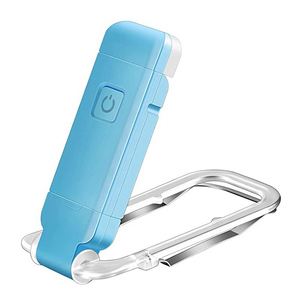 USB Rechargeable Mini LED Book Reading Light Portable Foldable Bookmark Adjustable Brightness for Business Promotional Gifts - Product Image 1