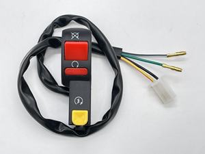 Accessoires pour motos, interrupteur de moto, interrupteur d'arrêt et de démarrage, interrupteur de klaxon et de phare, interrupteur de klaxon 4 fils - Product Image 2