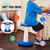 Tabouret oscillant RongFeng CPSIA coloré à rotation 360° pour enfants, en plastique, pour les écoles, la maison et les maternelles