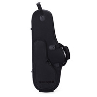 Étui moulé Oxford ultra-léger et imperméable pour saxophone alto Mi bémol avec fermeture éclair, poignée de transport et doublure en velours (10,5x5,5x5,5 cm)