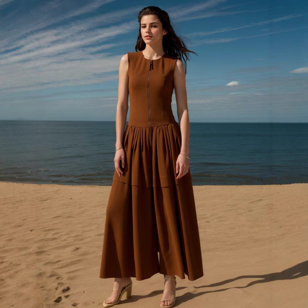 Chocolate Brown Dress - Women's Fashion Clothing Designers