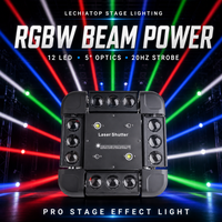 Lumière de fête à faisceau laser RGBW 120W avec laser rouge et vert pour les événements discothèque