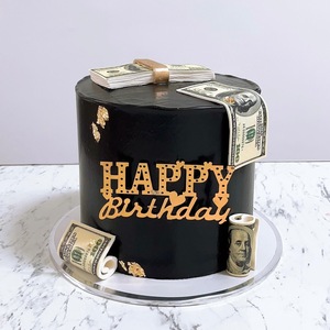 Nuevo Producto Estilo INS - Decoración <span class=keywords><strong>para</strong></span> Pastel <span class=keywords><strong>de</strong></span> Cumpleaños 'HAPPY BIRTHDAY' Hecha <span class=keywords><strong>de</strong></span> Acrílico - Product Image 5
