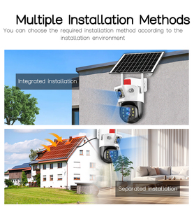 Cámara de Seguridad WiFi Inteligente para Exteriores, Sistema de Alarma con <span class=keywords><strong>Sensor</strong></span> de <span class=keywords><strong>Movimiento</strong></span> Inalámbrico, Visión Nocturna en Color 1080P, Cámara CCTV para el Hogar, Comunicación Bidireccional - Product Image 4