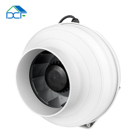 Ventilateur d'extraction d'air DCFAIR OEM 6 pouces 115 volts AC en plastique pour serre