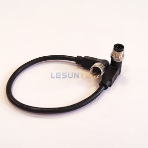 M12ปลั๊กสำหรับการบินกันน้ำ4-12แกน8Pin ขั้วต่อสายเคเบิลกระแสที่ได้รับการจัดอันดับ2A 4P ขาตัวเชื่อมต่อตัวผู้ - Product Image 1