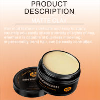 Crema per lo Styling dei Capelli Biologica MOQ per Uomini con Capelli Ricci ed Extension, Etichetta Privata, Tenuta Forte, Pomata Texturizzante Opaca