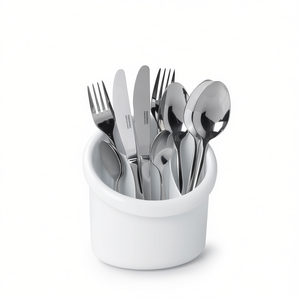 Cutlery Drainer Ceramic Utensil Holder For Kitchen Storage White - Product Image 2